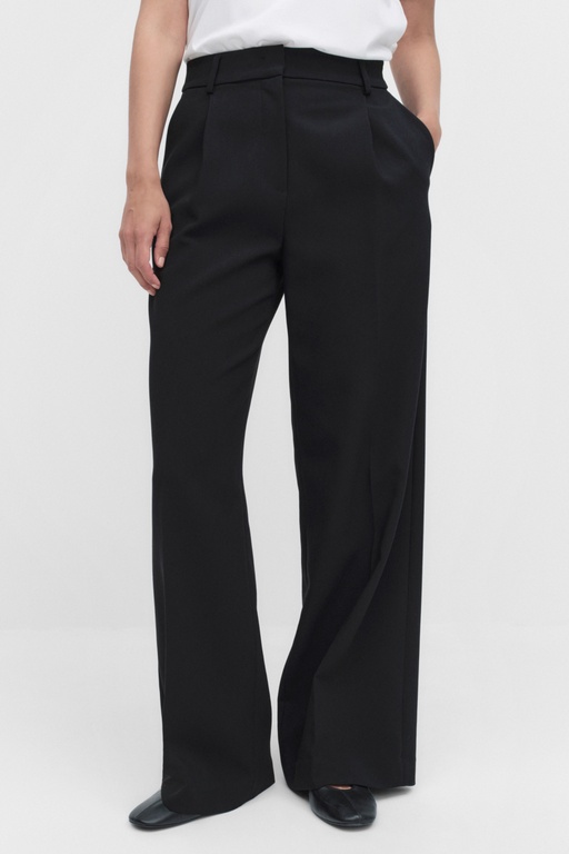 Gine wide trousers BLACK