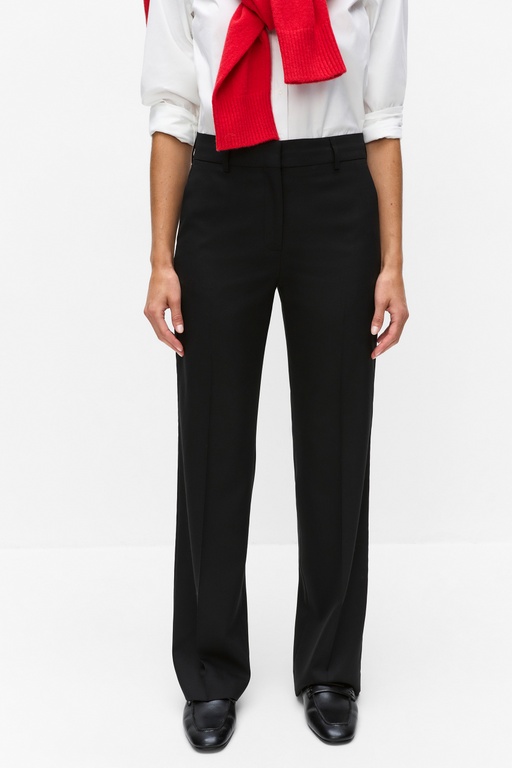 Kate straight trousers Kate straight trousers BLACK