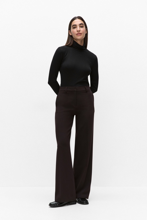Emma straight trousers Emma straight trousers ROUGED CHOCOLAT