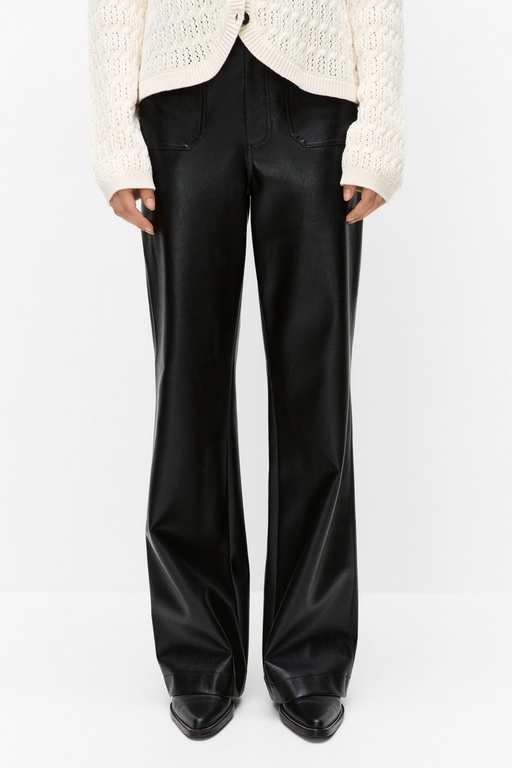Donya flare trousers BLACK
