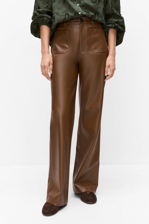 Donya flare trousers Mid Brown