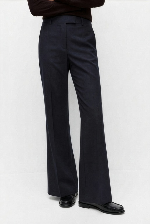 Carla flare trousers Carla flare trousers DARK BLUE