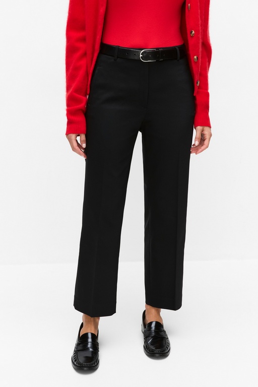 Desi straight cropped trs Desi straight cropped trs BLACK