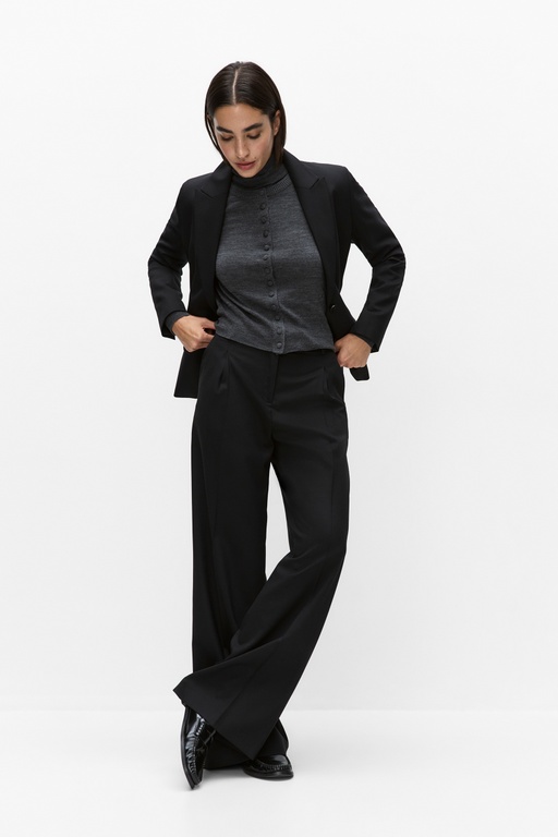 Kate wide trousers BLACK