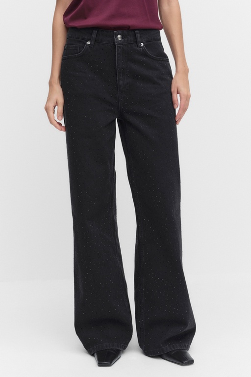 Avery denim trousers WASHED BLACK