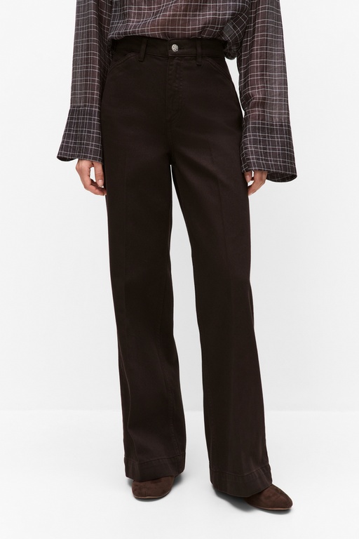 Sophie denim trousers BROWN