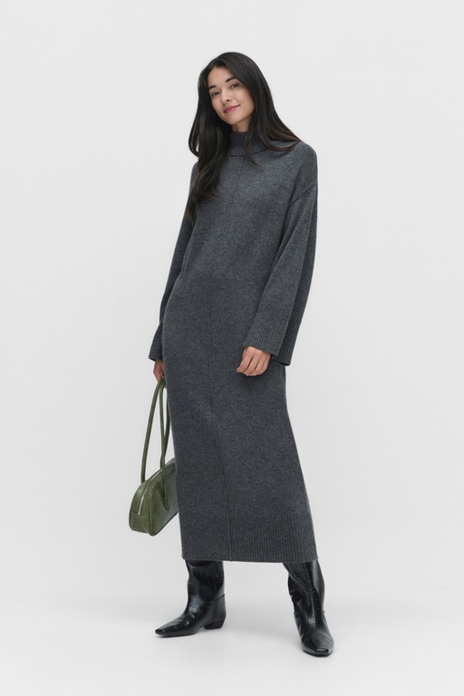 Briar Dress DK GREY MELANGE