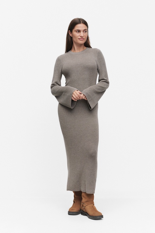 Ravenna knit dress TAUPE MELANGE