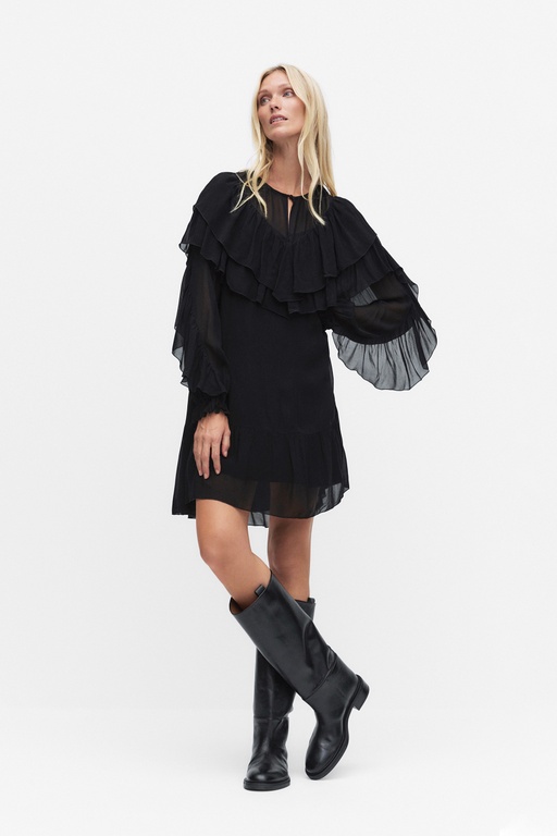 Lissaboa dress BLACK