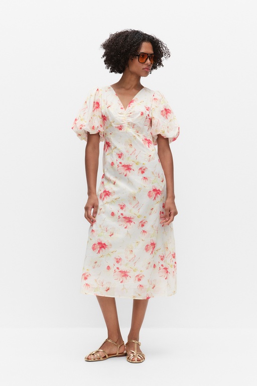 Luisa dress RED FLOWER