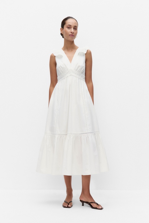 Madelyn dress OFF WHITE