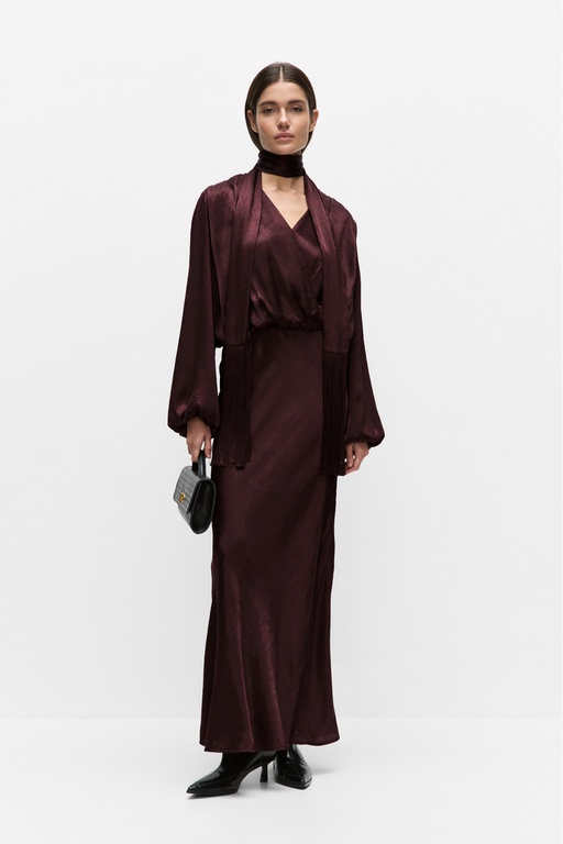 Rosalia dress WINE RED