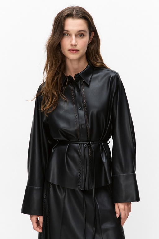 Simona shirt BLACK