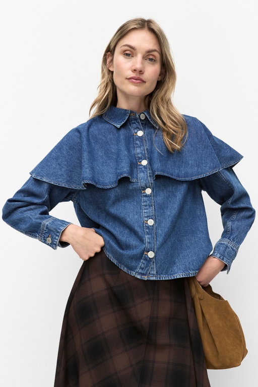 Atta denim blouse Atta denim blouse DARK WASH