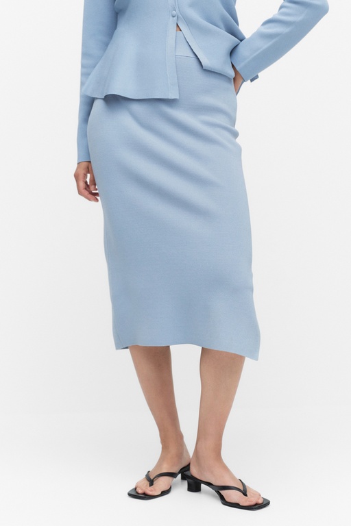 Hanne knitted skirt BLUE
