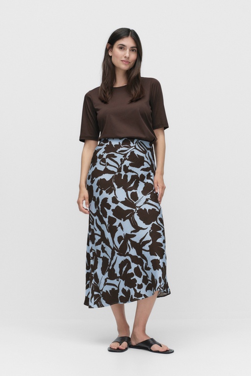 Adela skirt BROWN FLOWER