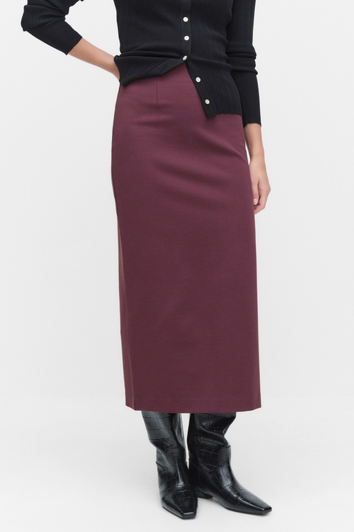 Hannah Jersey Skirt Hannah Jersey Skirt WINE RED