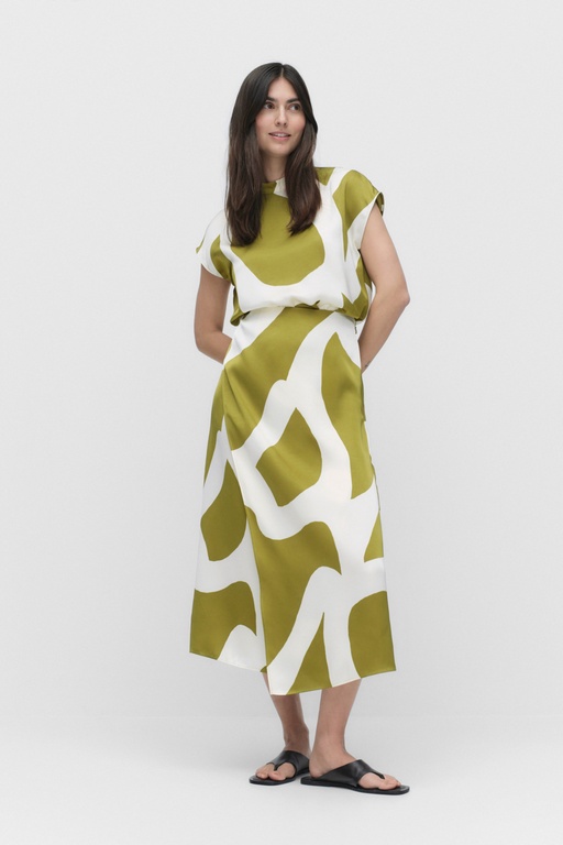 Koa Skirt GREEN PRINT