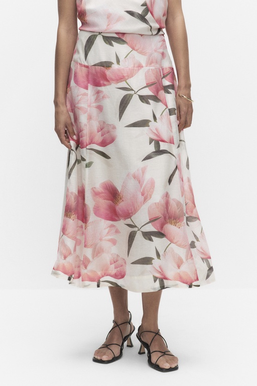 Sibel skirt FLOWER PRINT