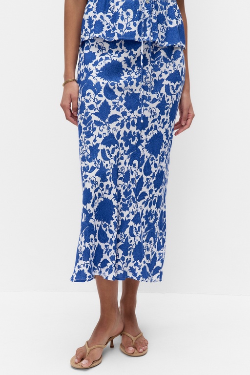 Mauria skirt BLUE FLOWER