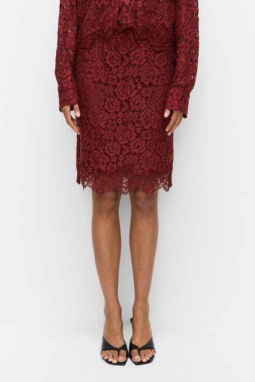 Ana skirt WINE RED