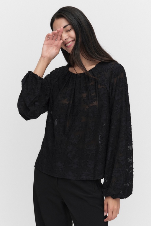Solveig top BLACK