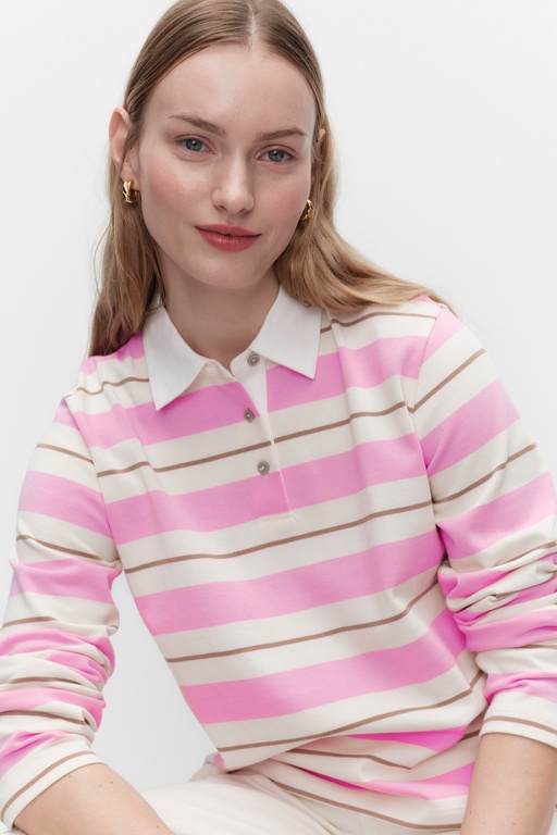Valentina top STRIPE PINK