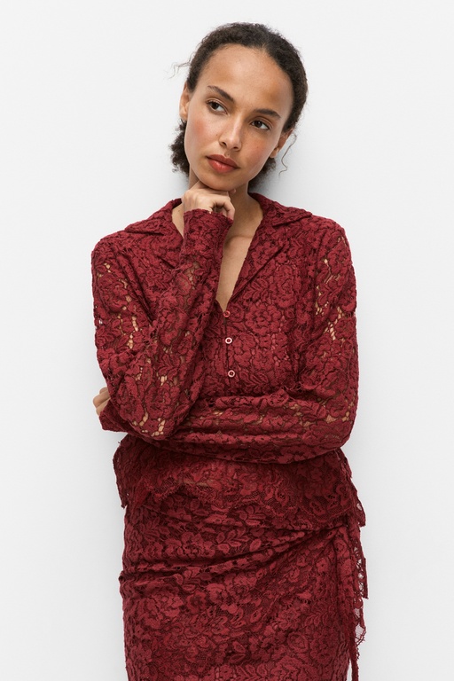 Ana top WINE RED