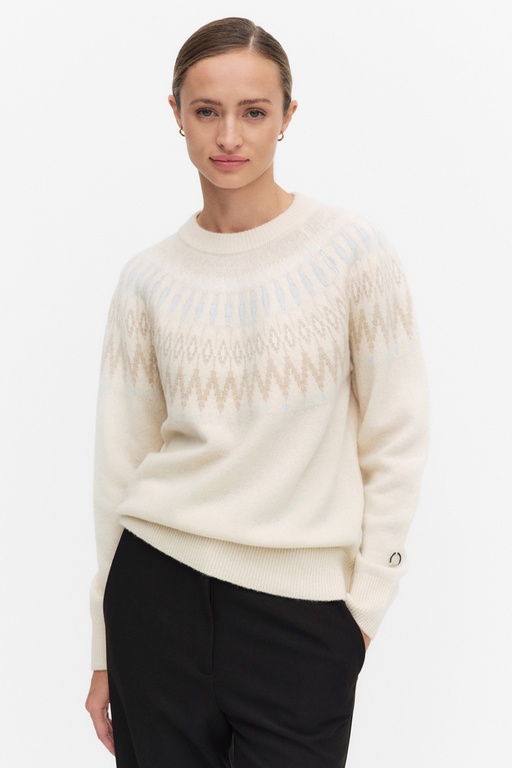 Asta knitted sweater JACQUARD OFFWH