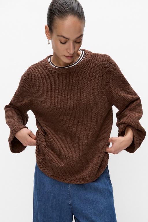 Bea sweater DK BROWN