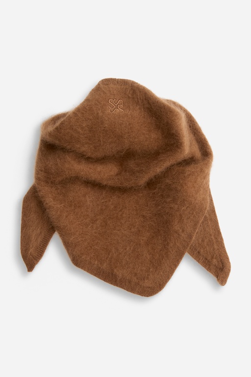 Bianca small scarf LT BROWN