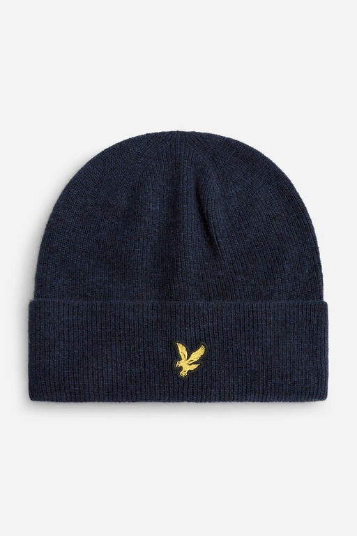 Lambswool beanie JET BLACK MARL