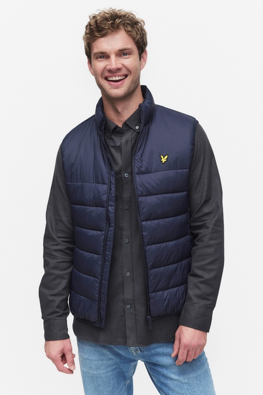Wadded gilet Wadded gilet DARK NAVY