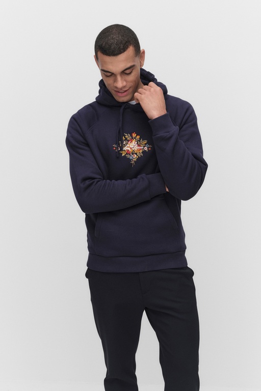 Fiore hoodie DARK NAVY