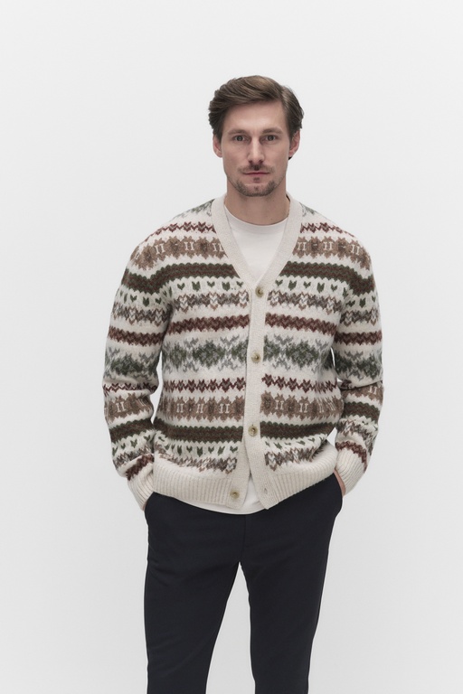 Hordur fair cardigan Hordur fair cardigan LIGHT SAND