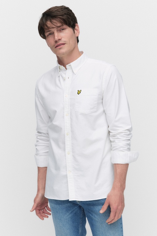 Plain oxford shirt WHITE