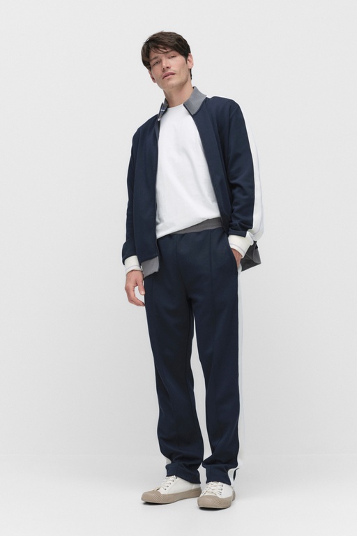 Taped track bottoms Taped track bottoms DARK NAVY