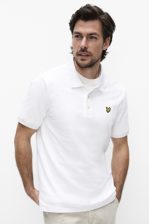 Popcorn polo shirt WHITE