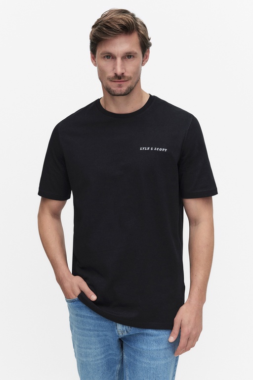 Script t-shirt JET BLACK