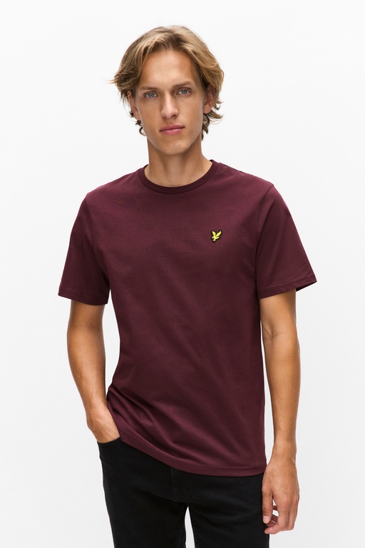 Plain t-shirt BURGUNDY