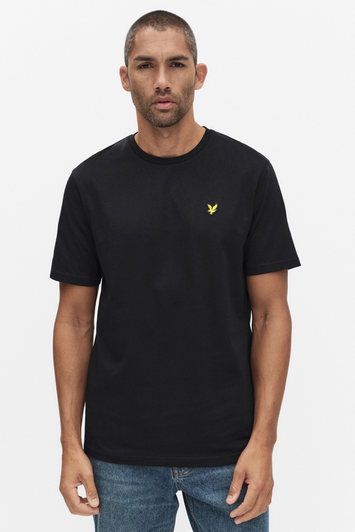 Plain t-shirt JET BLACK