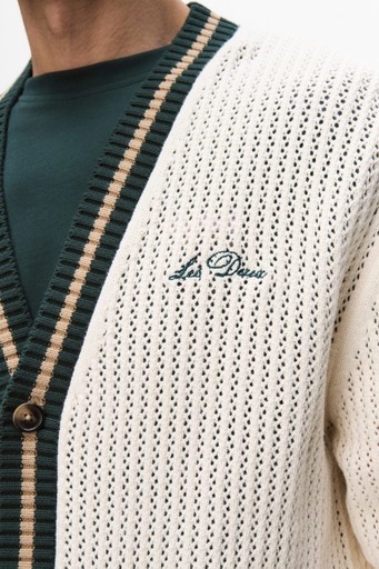 Lace knit cardigan