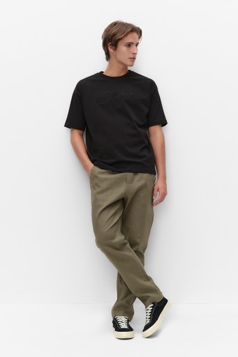 Noel puff print t-sh