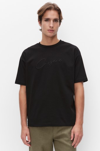 Noel puff print t-sh