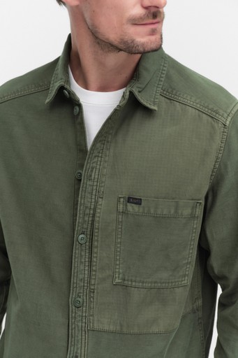 Paneled overshirt
