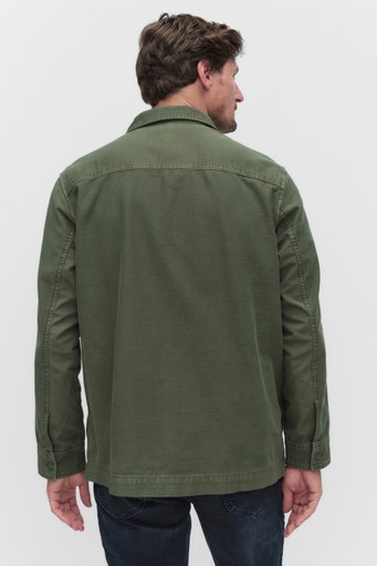 Paneled overshirt