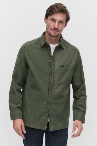 Paneled overshirt