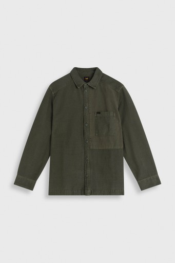 Paneled overshirt