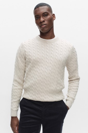 Dave cable crew neck