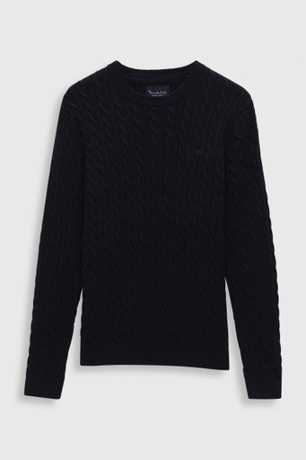 Dave cable crew neck